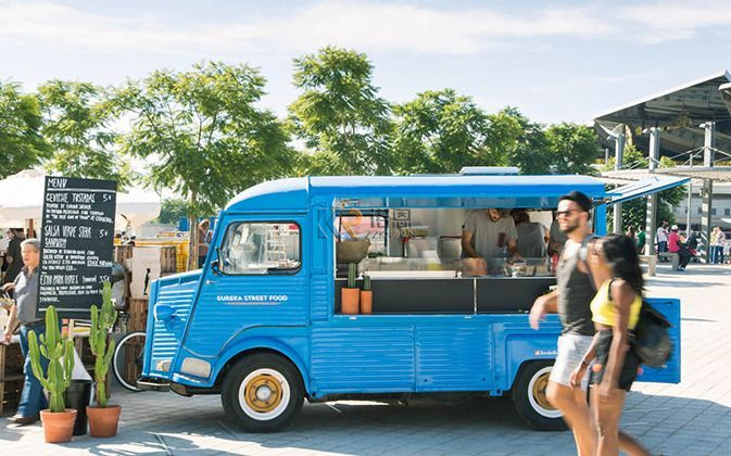 Электрическая тележка для моро – обзор и цена Food Truck With Snacks