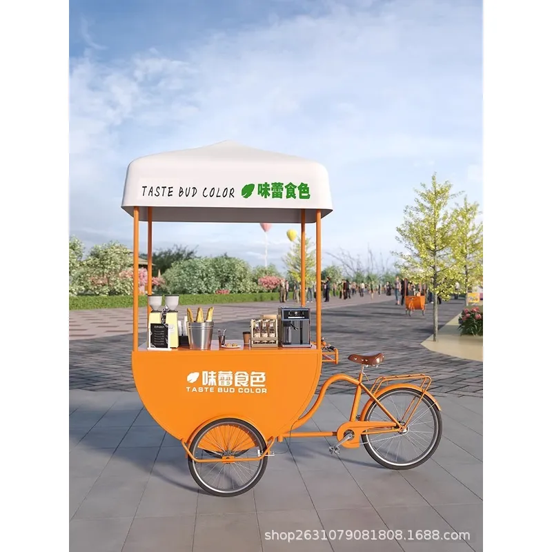 Мобильная уличная тележка-фург – обзор и цена Food Truck With Snacks