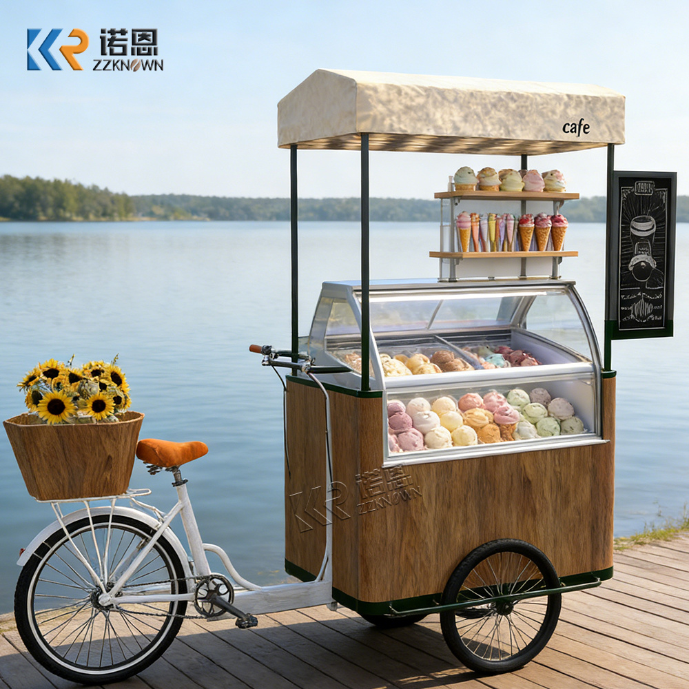Современная портативная тележк – обзор и цена Food City Snacks