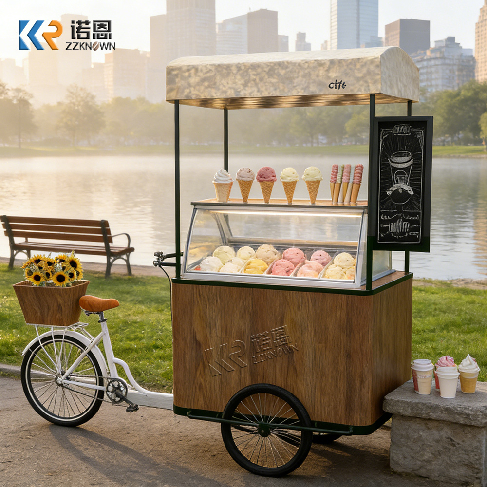 Современная портативная тележк – обзор и цена Food City Snacks
