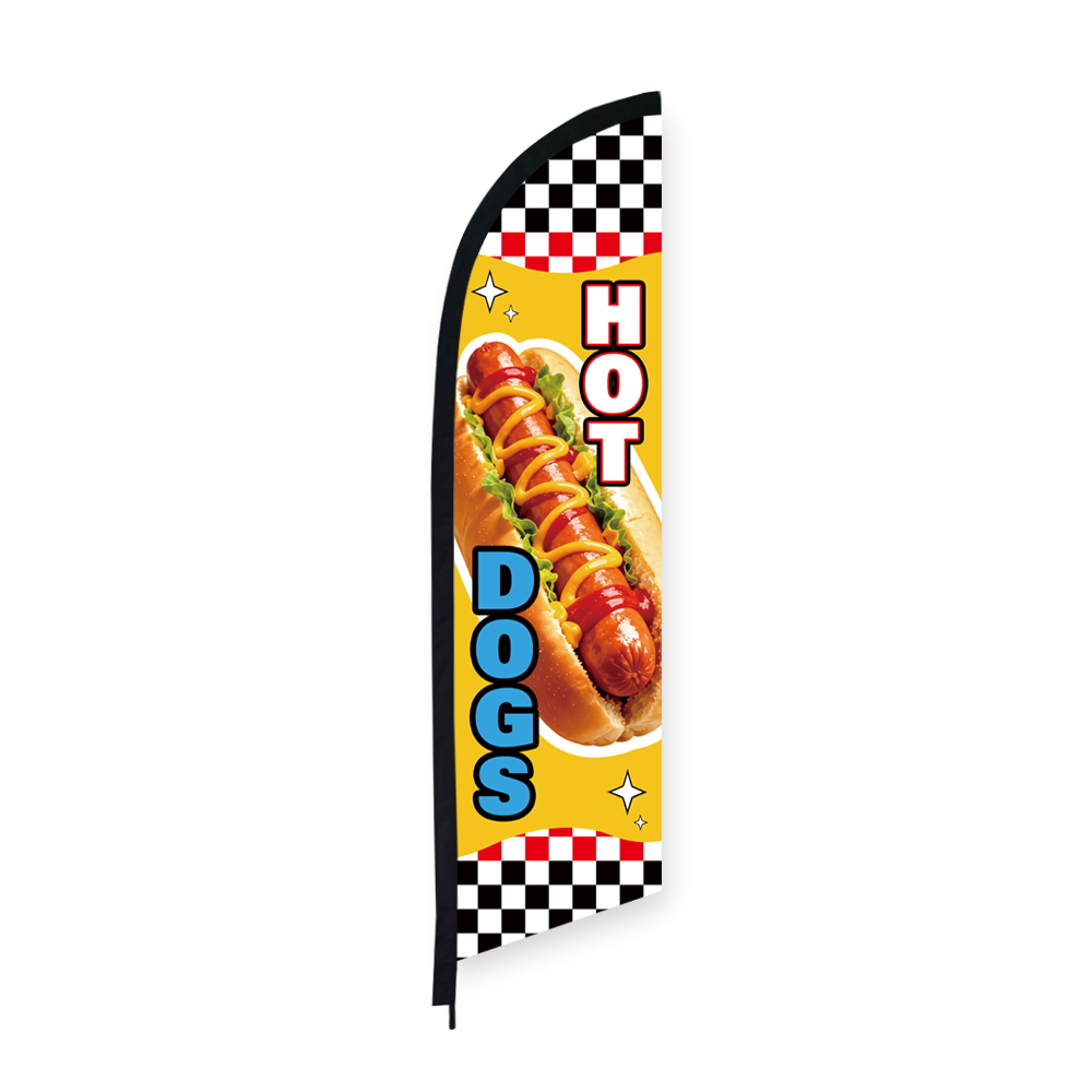 Флаг-вымпел для хот-догов с со – обзор и цена Food Snacks Banner