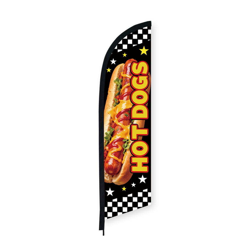 Флаг-вымпел для хот-догов с со – обзор и цена Food Snacks Banner